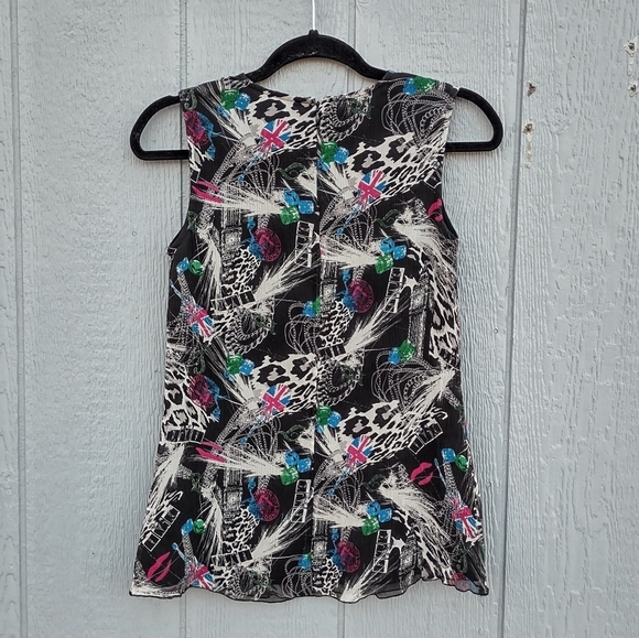 TWIGGY London 100% Silk Sleeveless Top Small - Picture 2 of 11